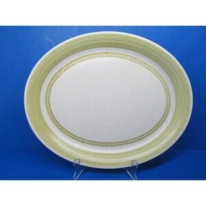 Franciscan Hacienda Green Oval Platter 13 3/4"
